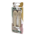 Cucchiaini in Silicone 2pz BEIGE /confezione/